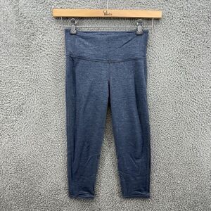 ATHLETA Leggings Womens Size XS Blue Yoga Pants Knit Stretch Comfort Performance